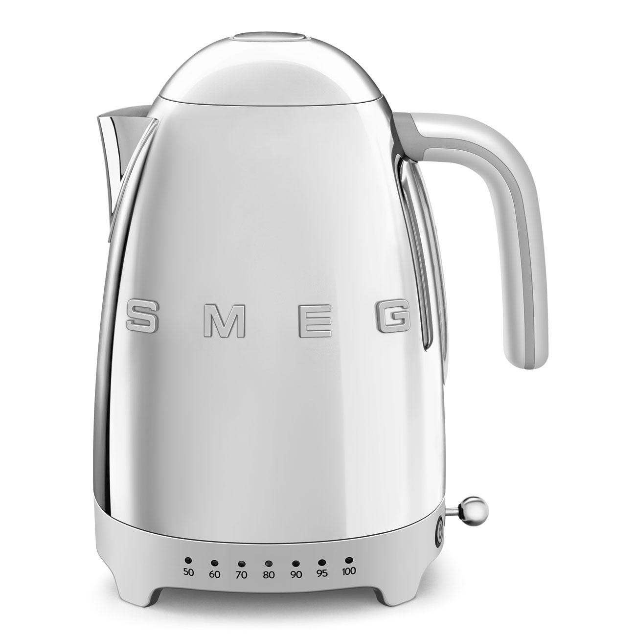 SMEG 50's Style Kettles KLF04SSEU Steel, 1.7 L, 2400 W, Stainless steel, Stainless steel, Adjustable thermostat, Water level indicator | JAR Computers SMEG 50's Style Kettles KLF04SSEU Steel, 1.7 L, 2400 W, Stainless steel, Stainless steel, Adjustable thermostat, Water level indicator