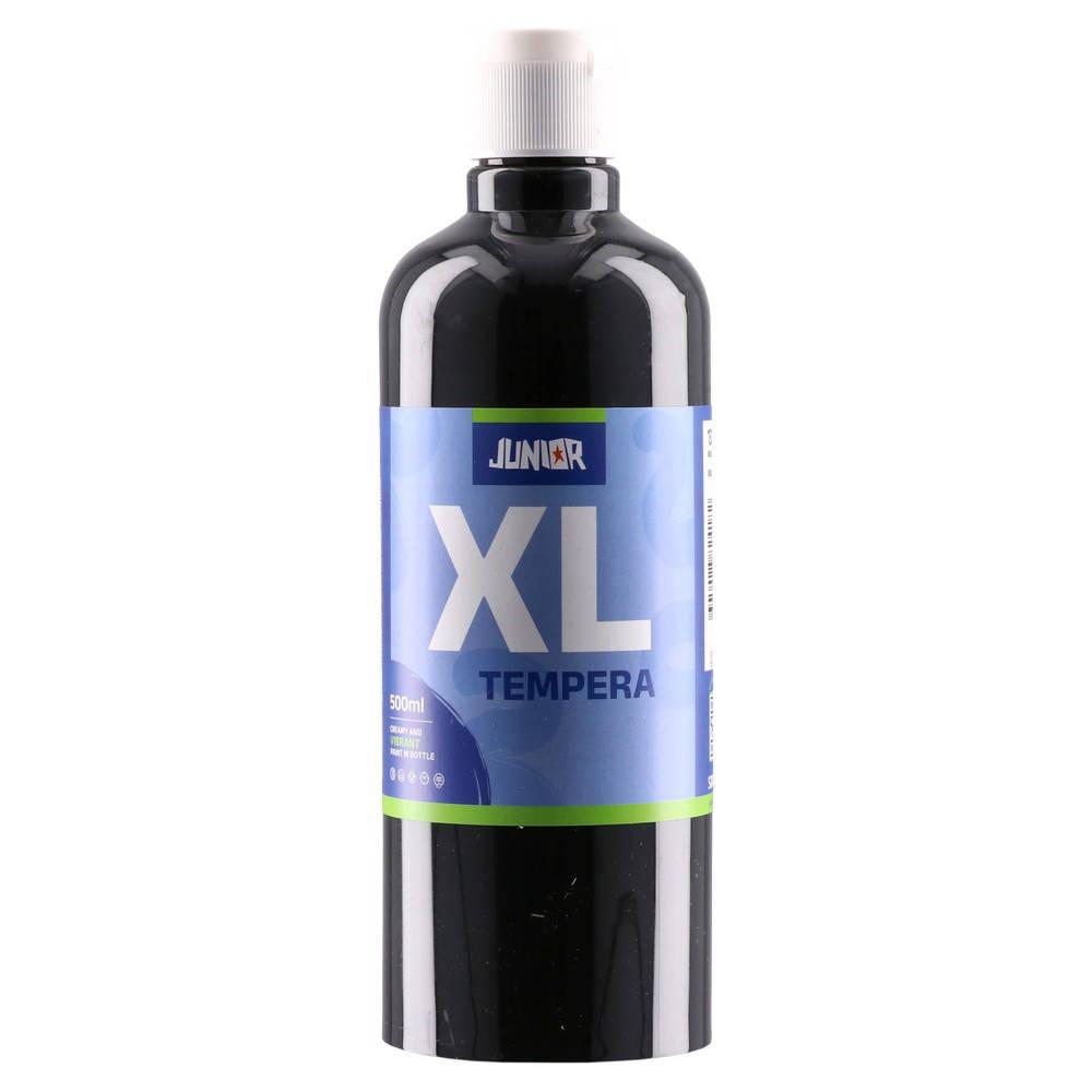Темперна боя Junior Brillio, 500 ml, черна | JAR Computers Темперна боя Junior Brillio, 500 ml, черна