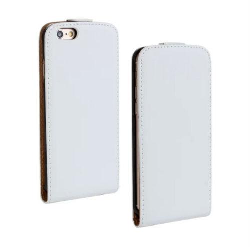 Вертикален кожен калъф с джоб за iPhone 6, iPhone 6S - Leather Pocket Flip Case (бял) | JAR Computers Вертикален кожен калъф с джоб за iPhone 6, iPhone 6S - Leather Pocket Flip Case (бял)