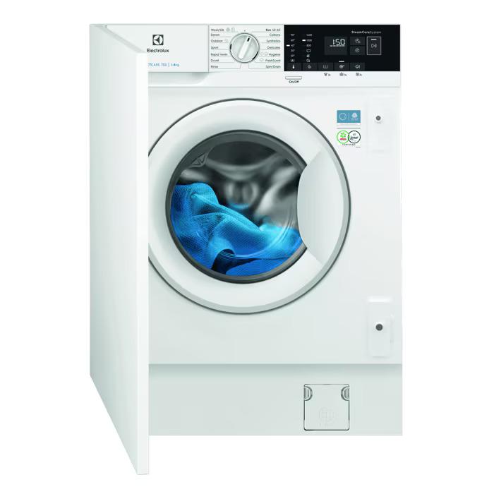 Вградена пералня Electrolux EW7F448WI , 1400 об./мин., 8.00 kg, B , Бял
