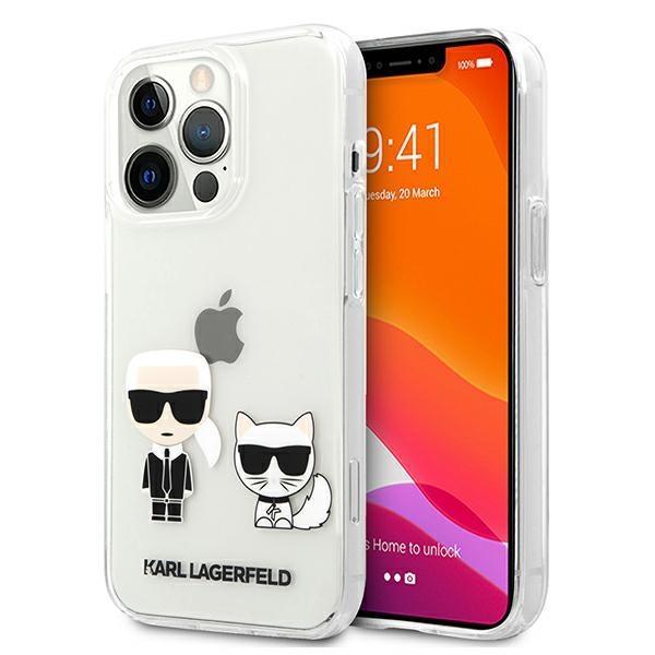 Дизайнерски кейс с висока защита за iPhone 13 Pro - Karl Lagerfeld Karl & Choupette Case (прозрачен) | JAR Computers Дизайнерски кейс с висока защита за iPhone 13 Pro - Karl Lagerfeld Karl & Choupette Case (прозрачен)