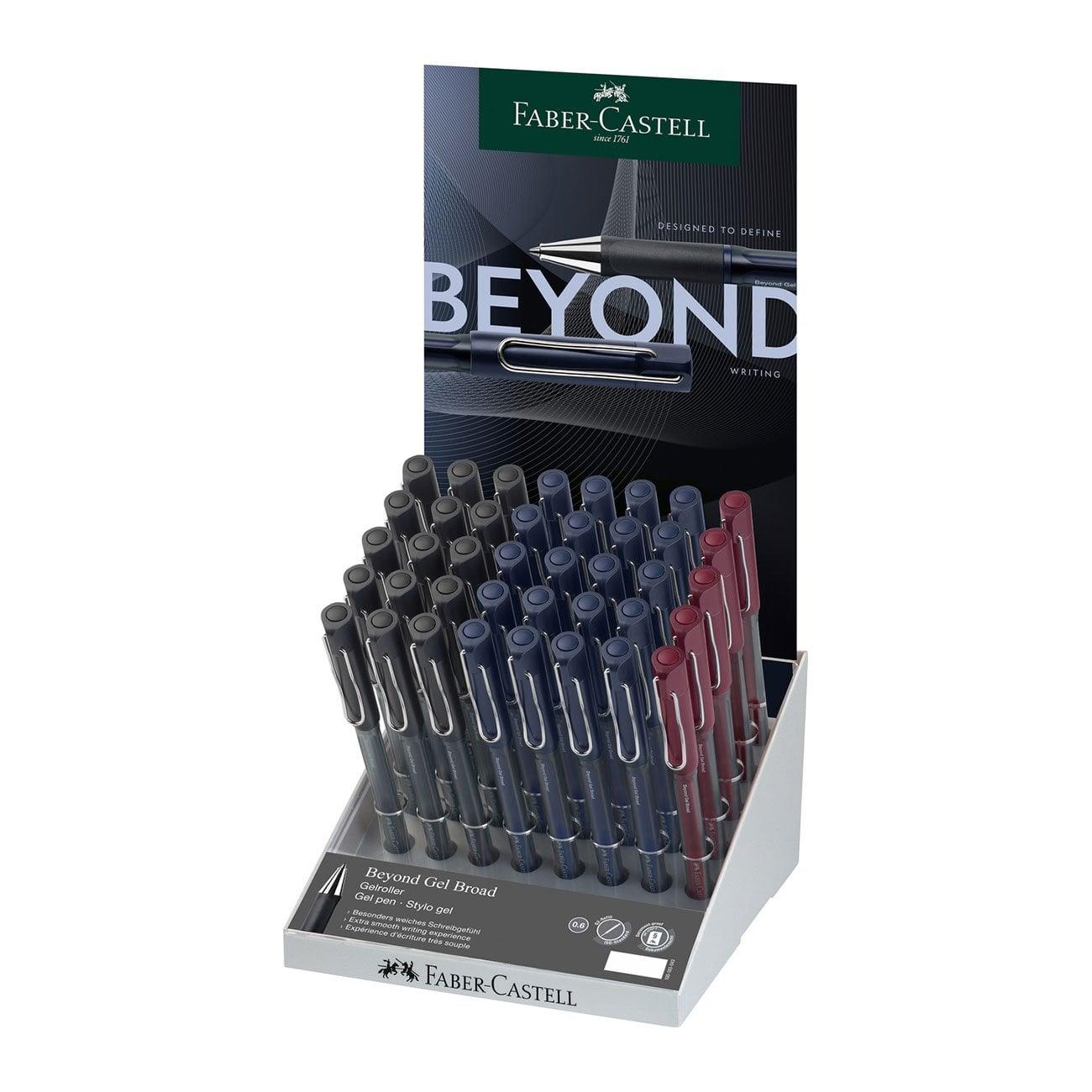 Faber-Castell Гел химикалка Beyond, 1.0 mm, асорти, 40 броя в дисплей