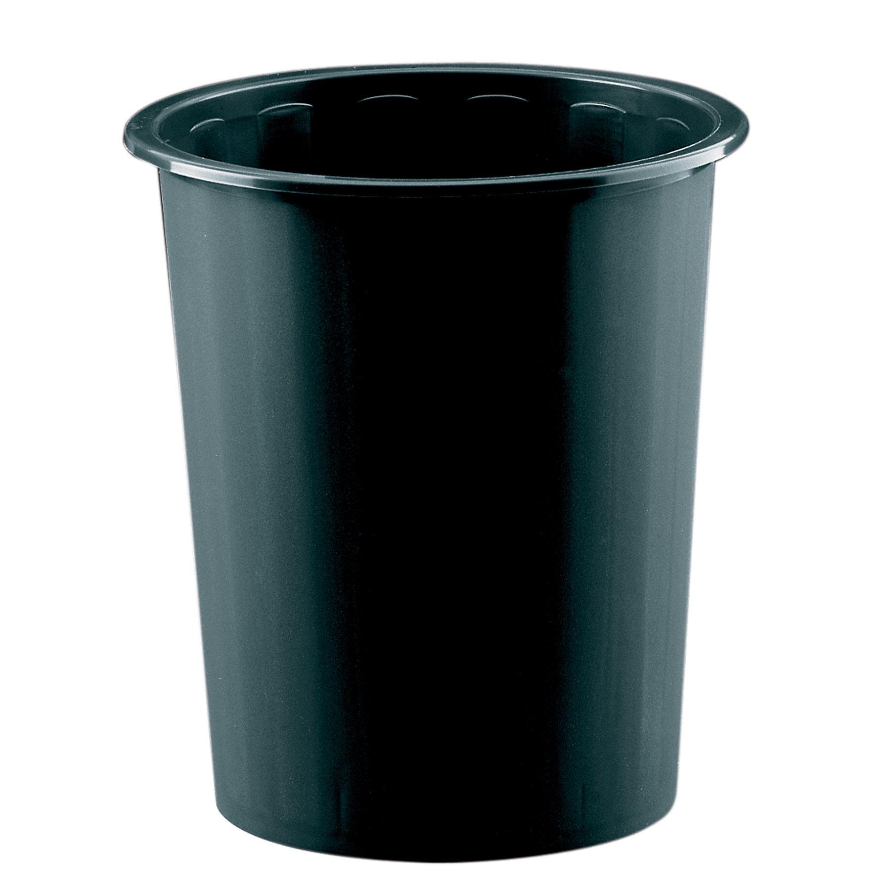 Кош за отпадъци Faibo, пластмасов, 14 L, черен, 31 ? 28 cm