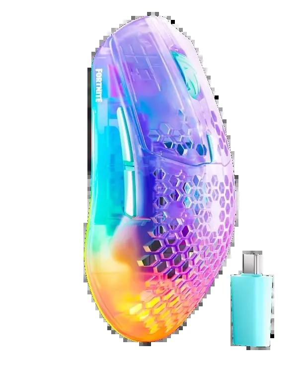 Геймърска мишка SteelSeries Aerox 3 Wireless Gen2 - Fortnite Edition