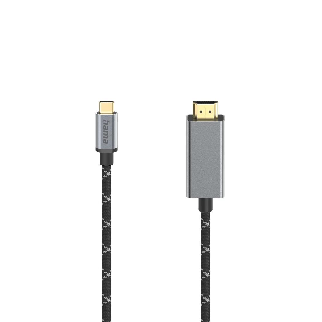 Hama 00200509 HDMI кабел 1,5 м HDMI тип A (стандартен) UBS тип C Черен | JAR Computers Hama 00200509 HDMI кабел 1,5 м HDMI тип A (стандартен) UBS тип C Черен