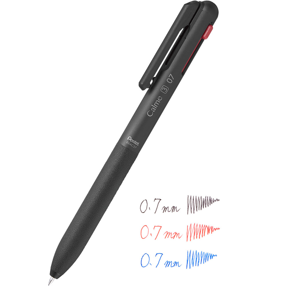 Химикалка Pentel Calme 0.7мм 3 цвята