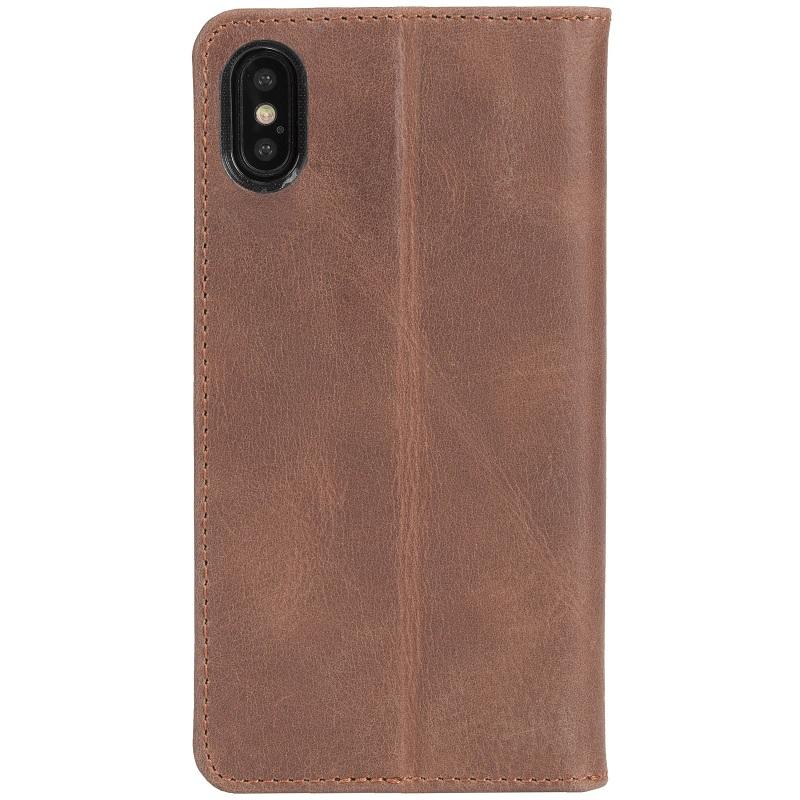 Кожен калъф (ествествена кожа) тип портфейл за iPhone XS, iPhone X - Krusell Sunne Folio Case (кафяв) | JAR Computers Кожен калъф (ествествена кожа) тип портфейл за iPhone XS, iPhone X - Krusell Sunne Folio Case (кафяв)