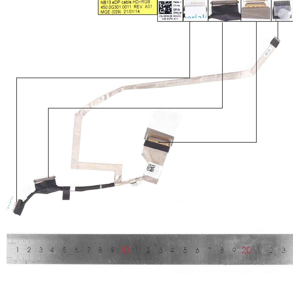 Лентов Кабел за лаптоп (LCD Cable) Dell Latitude 5300 eDP 30 pin HD + RGB | JAR Computers Лентов Кабел за лаптоп (LCD Cable) Dell Latitude 5300 eDP 30 pin HD + RGB