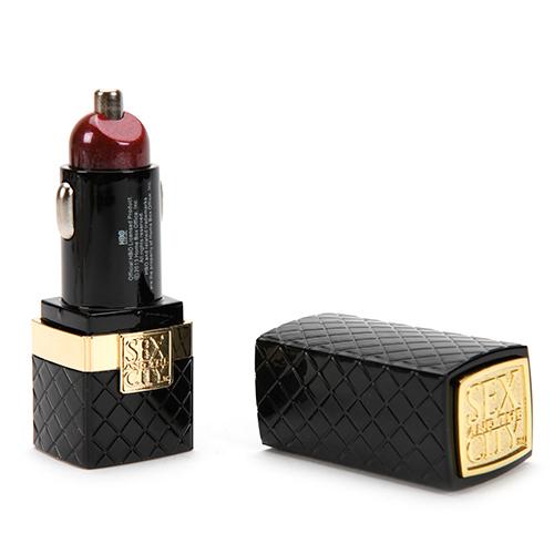 Луксозно зарядно за кола за iPhone, iPad и мобилни устройства - TTAF SATC Lipstick USB Car Charger 2.1A (черен) | JAR Computers Луксозно зарядно за кола за iPhone, iPad и мобилни устройства - TTAF SATC Lipstick USB Car Charger 2.1A (черен)