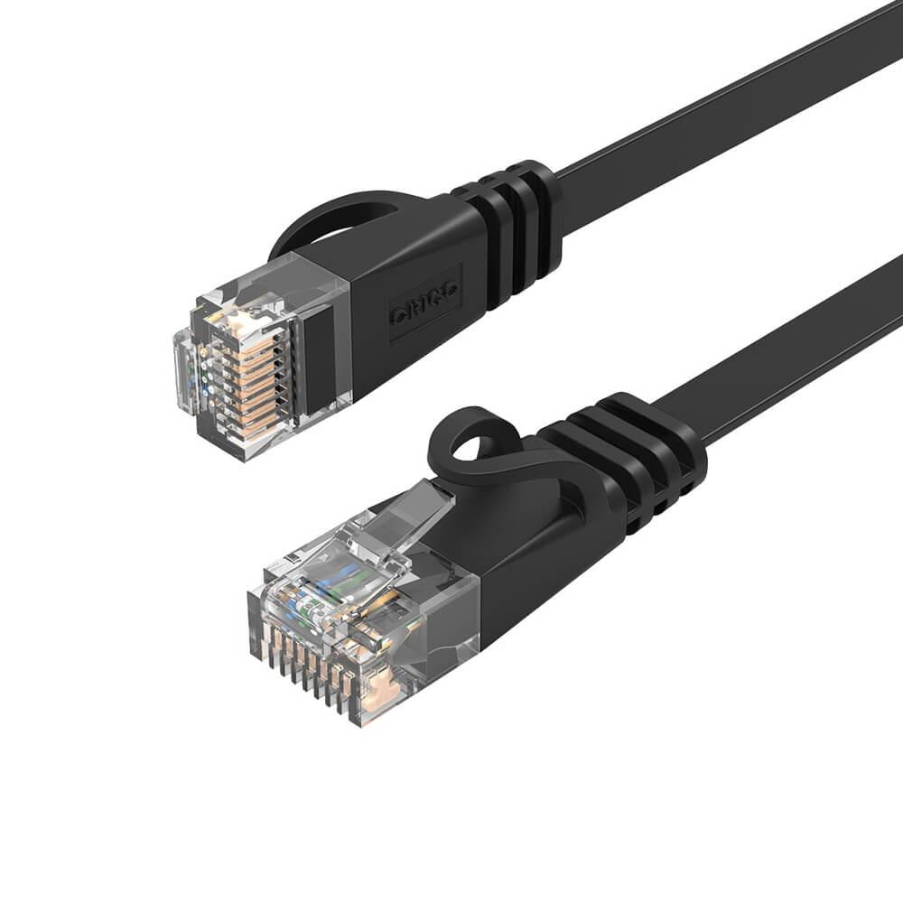 Плосък Gigabit Ethernet RJ45 Cat 6 кабел - Orico Cat6 RJ45 Gigabit Flat Network Cable (20 м) (черен) | JAR Computers Плосък Gigabit Ethernet RJ45 Cat 6 кабел - Orico Cat6 RJ45 Gigabit Flat Network Cable (20 м) (черен)
