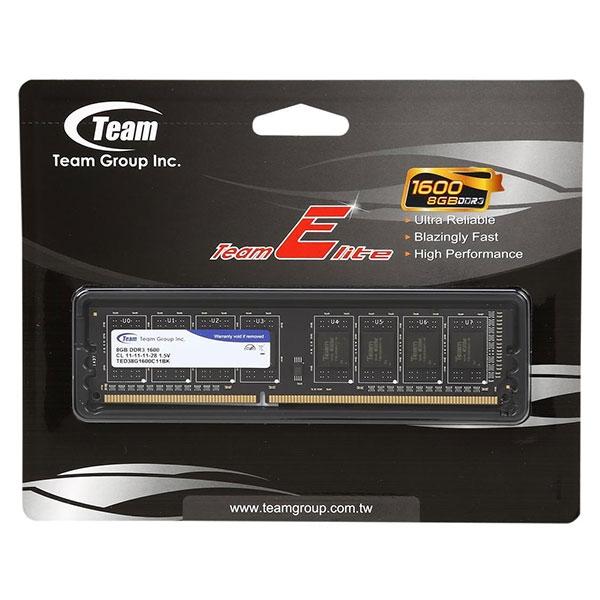 RAM D3 8G 1600, Team Group Elite | JAR Computers RAM D3 8G 1600, Team Group Elite