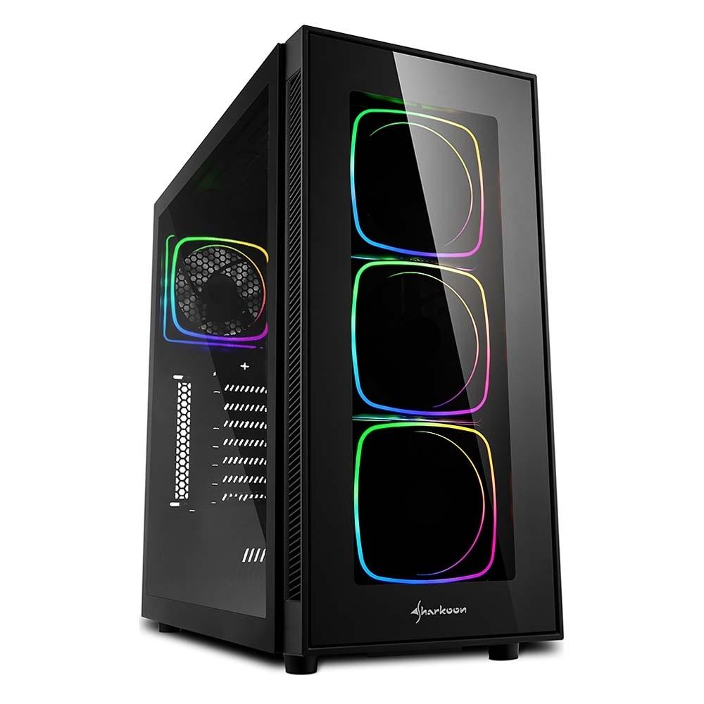 Sharkoon TG6 RGB Midi Tower Μαύρο (TG6RGB) (SHRTG6RGB)