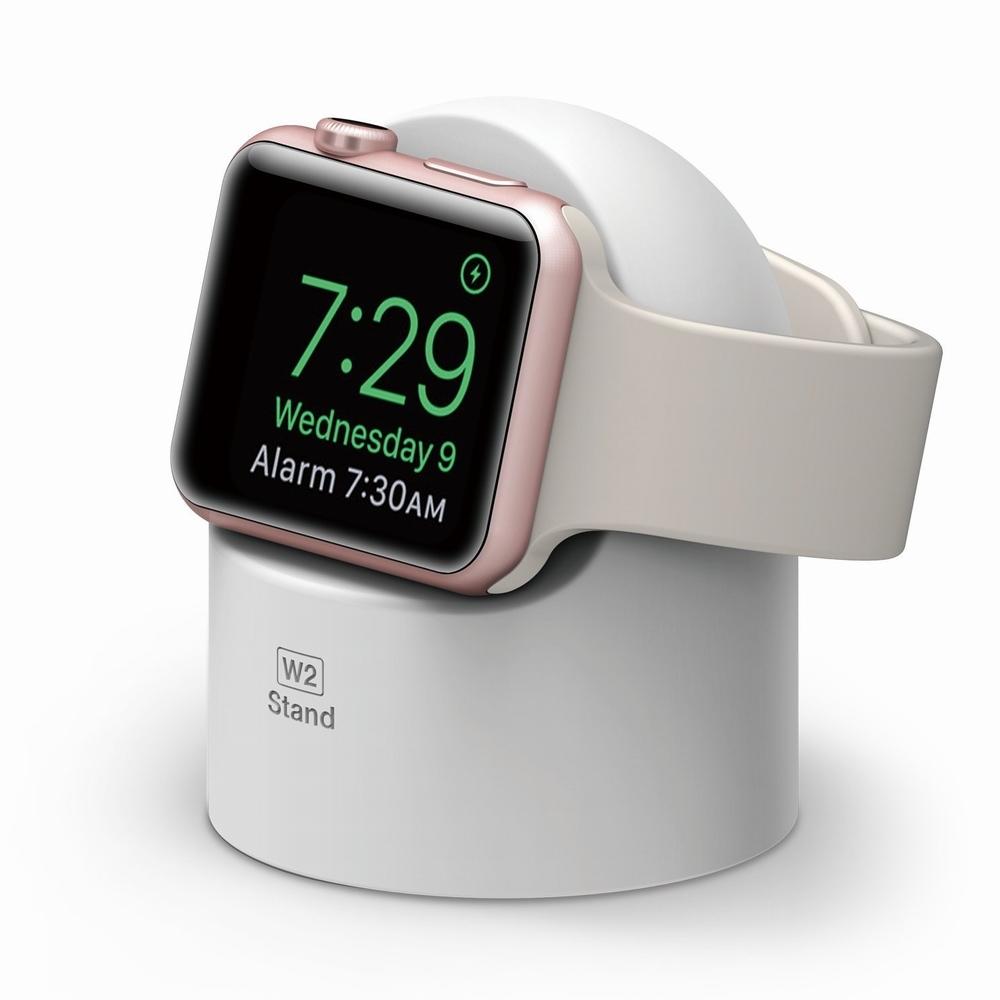 Силиконова поставка за Apple Watch - Elago W2 Watch Stand (бяла) | JAR Computers Силиконова поставка за Apple Watch - Elago W2 Watch Stand (бяла)