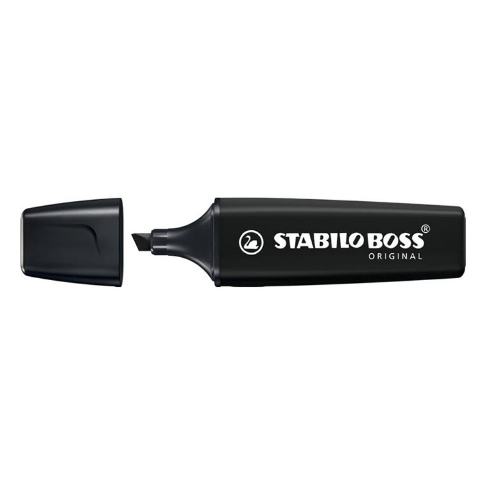STABILO BOSS 70/46 MARKER BLACK (STB70-46)