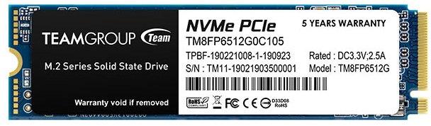 TEAM SSD MP33 512G M2 PCI-E | JAR Computers TEAM SSD MP33 512G M2 PCI-E