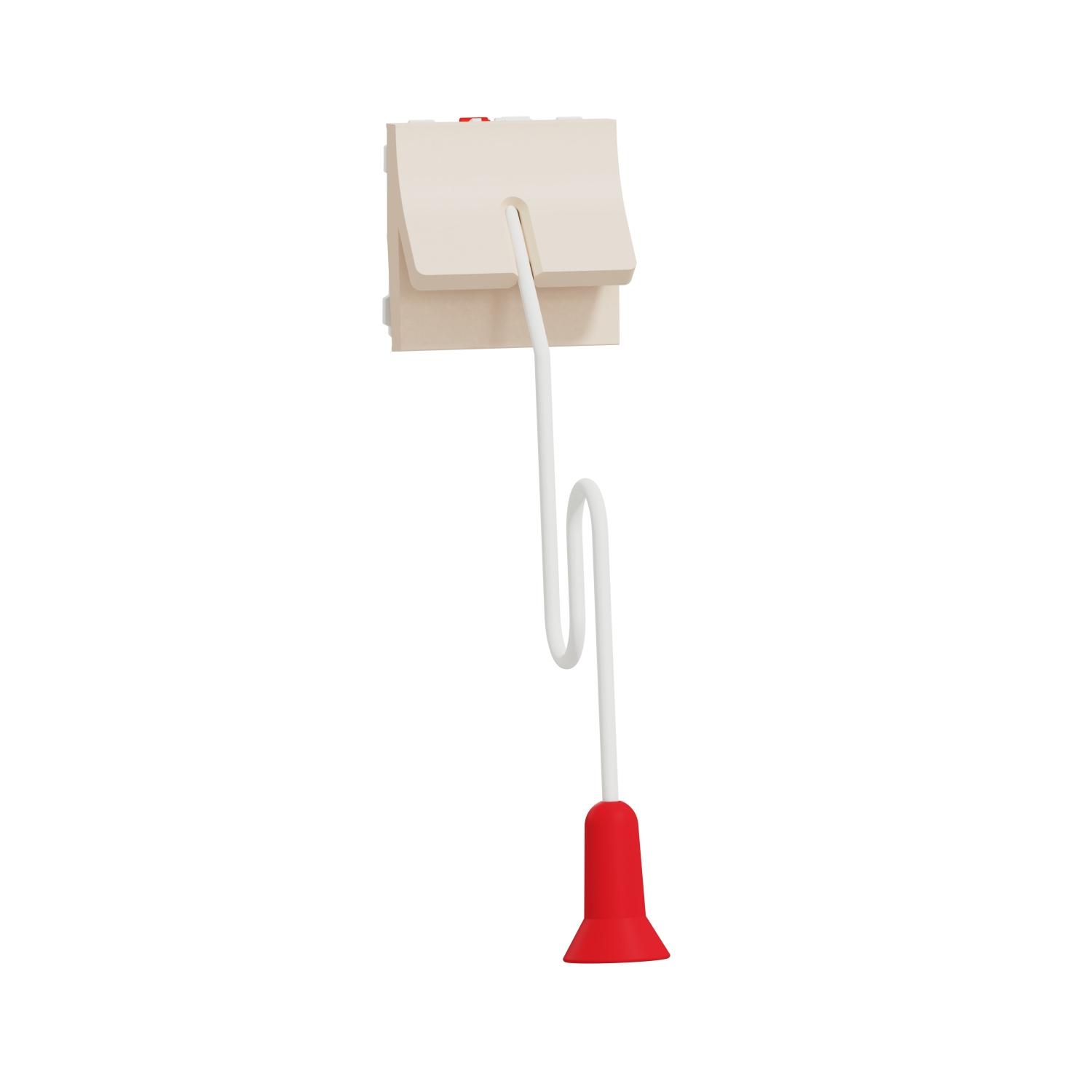 Еднополюсен бутон с корда 10A, 2M, сл. кост - SCHNEIDER ELECTRIC New Unica NU322644 | JAR Computers Еднополюсен бутон с корда 10A, 2M, сл. кост - SCHNEIDER ELECTRIC New Unica NU322644