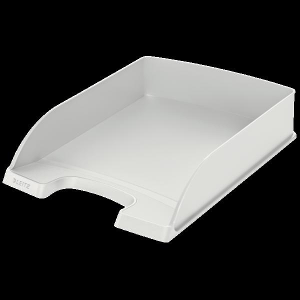 Хоризонтална поставка LEITZ Plus, Polystyrene, кристална, сива | JAR Computers Хоризонтална поставка LEITZ Plus, Polystyrene, кристална, сива