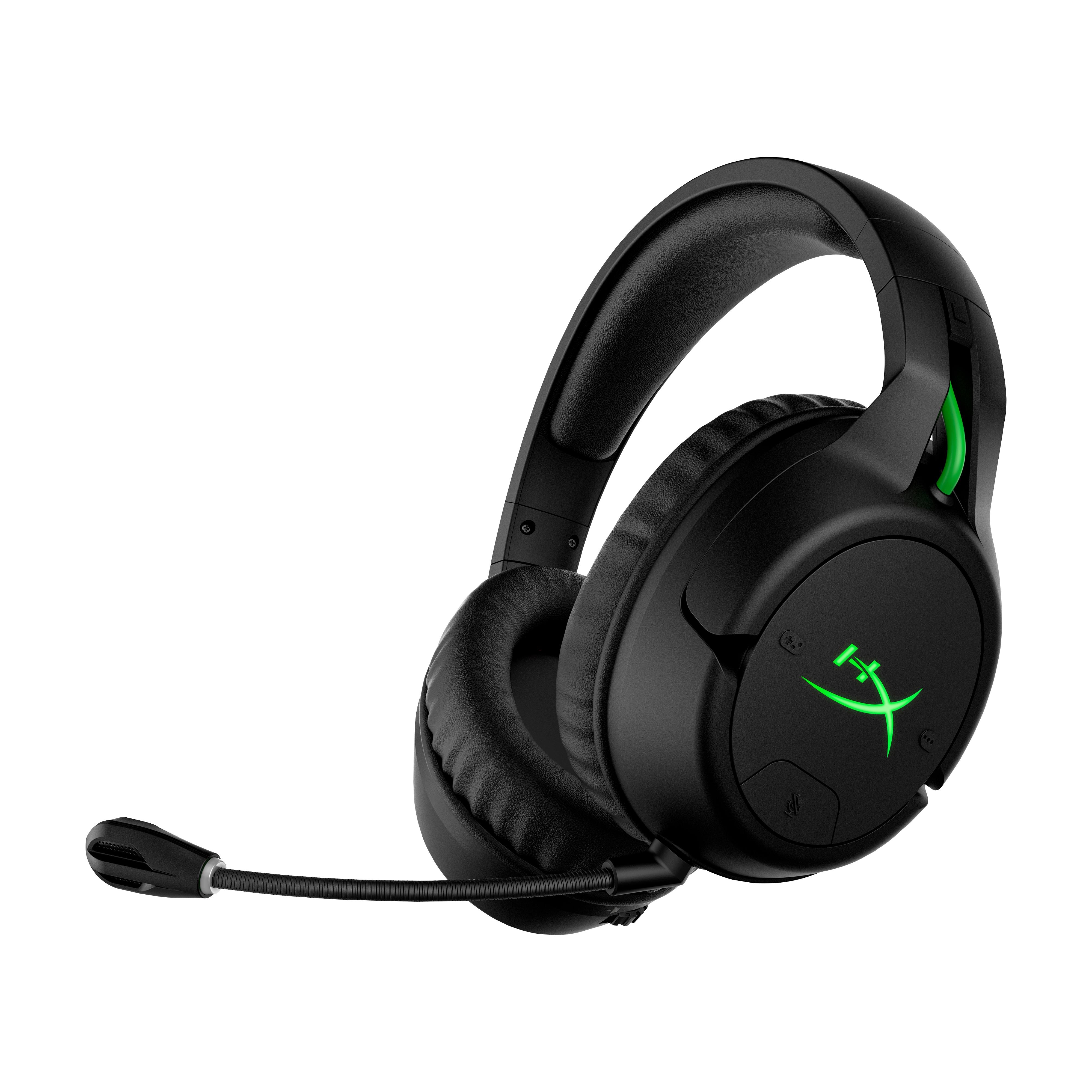 HyperX CloudX Flight – безжични гейминг слушалки (черно-зелени) – Xbox
