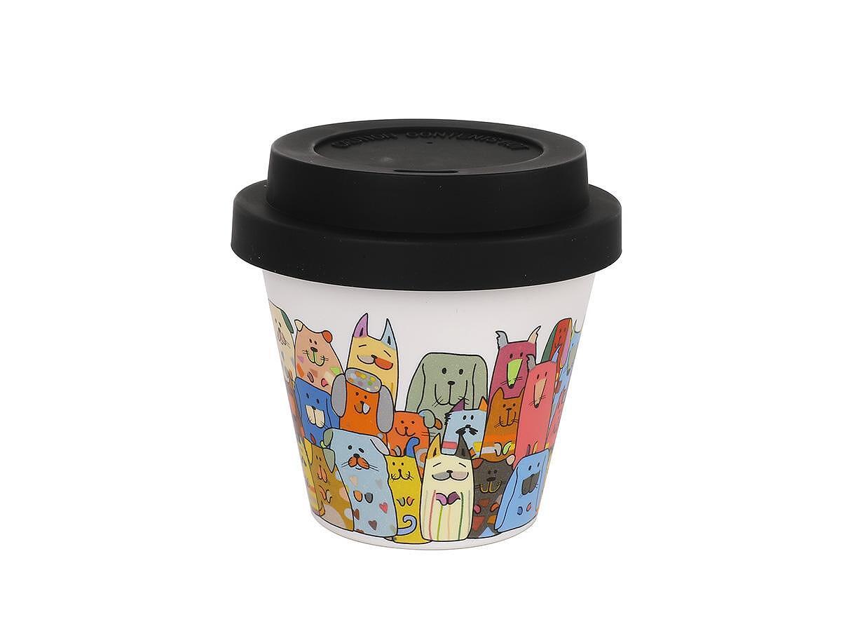 i-total RPET чаша за кафе, 90ml, колекция PAWSITIVE | JAR Computers i-total RPET чаша за кафе, 90ml, колекция PAWSITIVE