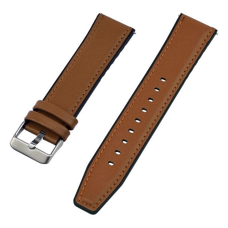 Каишка Xmart за часовник силикон-кожа 22 mm BROWN | JAR Computers Каишка Xmart за часовник силикон-кожа 22 mm BROWN