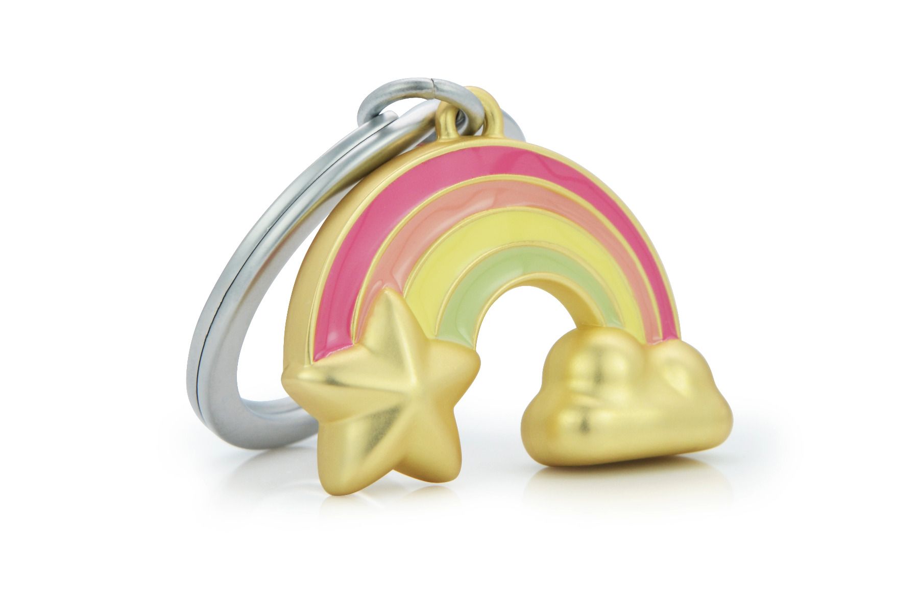 Ключодържател Metalmorphose, Rainbow cloud with star | JAR Computers Ключодържател Metalmorphose, Rainbow cloud with star