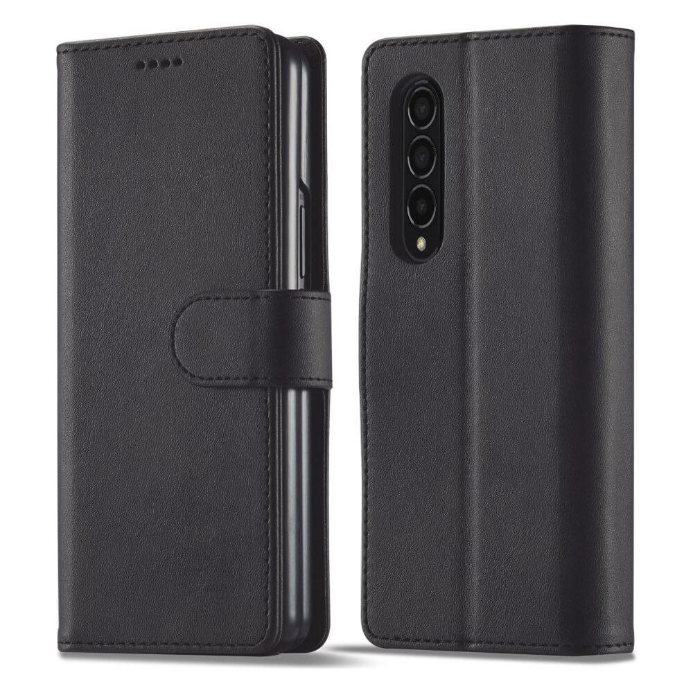 Кожен калъф, тип портфейл за Samsung Galaxy Z Fold 4 - Tech-Protect Wallet Leather Flip Case (черен) | JAR Computers Кожен калъф, тип портфейл за Samsung Galaxy Z Fold 4 - Tech-Protect Wallet Leather Flip Case (черен)