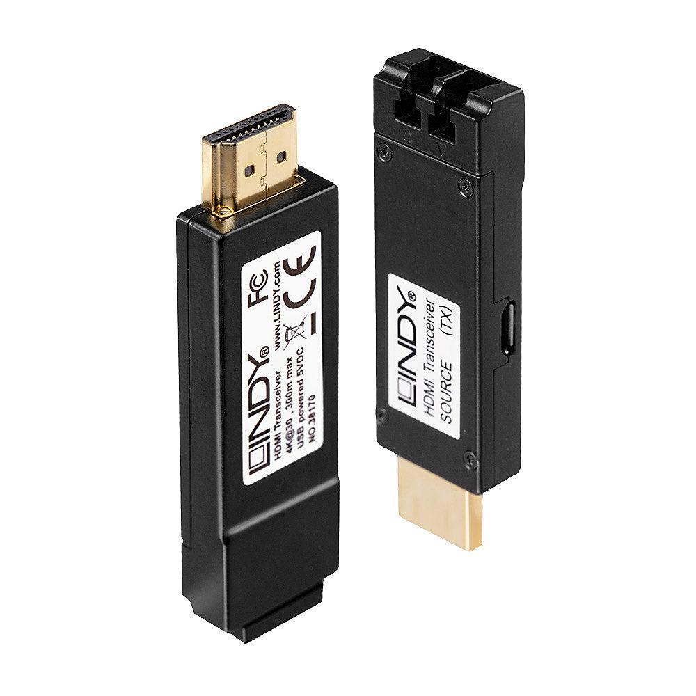 LINDY LNY-38170 :: HDMI 4K30 екстендър, оптичен, 300.0 м
