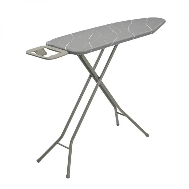 Маса за гладене Kinghoff KH 1939, 114x35.5 см, 7 позиции за регулиране, Поставка за ютия, Сив | JAR Computers Маса за гладене Kinghoff KH 1939, 114x35.5 см, 7 позиции за регулиране, Поставка за ютия, Сив