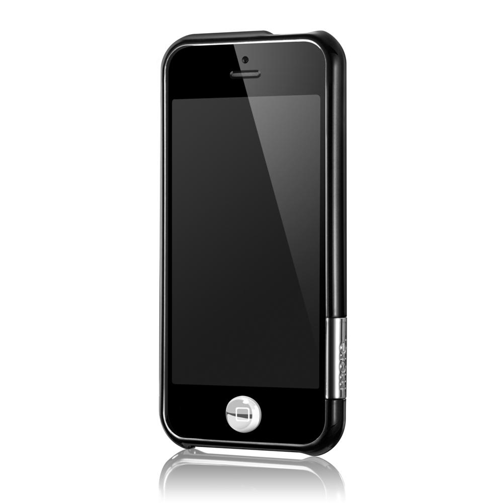 Поликарбонатов бъмпер за iPhone 5, iPhone 5S, iPhone SE - More-Thing Color Gem Lucent Jelly Ring (черен) | JAR Computers Поликарбонатов бъмпер за iPhone 5, iPhone 5S, iPhone SE - More-Thing Color Gem Lucent Jelly Ring (черен)