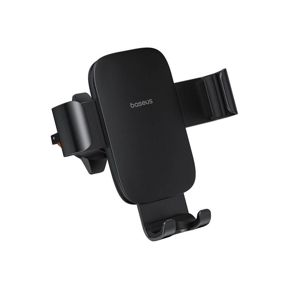 Поставка за радиатора на кола за мобилни устройства - Baseus Metal Age III Gravity Car Vent Mount (BS-CM028) (черен) | JAR Computers Поставка за радиатора на кола за мобилни устройства - Baseus Metal Age III Gravity Car Vent Mount (BS-CM028) (черен)