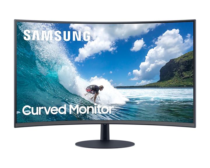 Samsung C32T550FDR компютърен монитор 81,3 см (32") 1920 x 1080 пиксела Full HD Син, Сив | JAR Computers Samsung C32T550FDR компютърен монитор 81,3 см (32") 1920 x 1080 пиксела Full HD Син, Сив