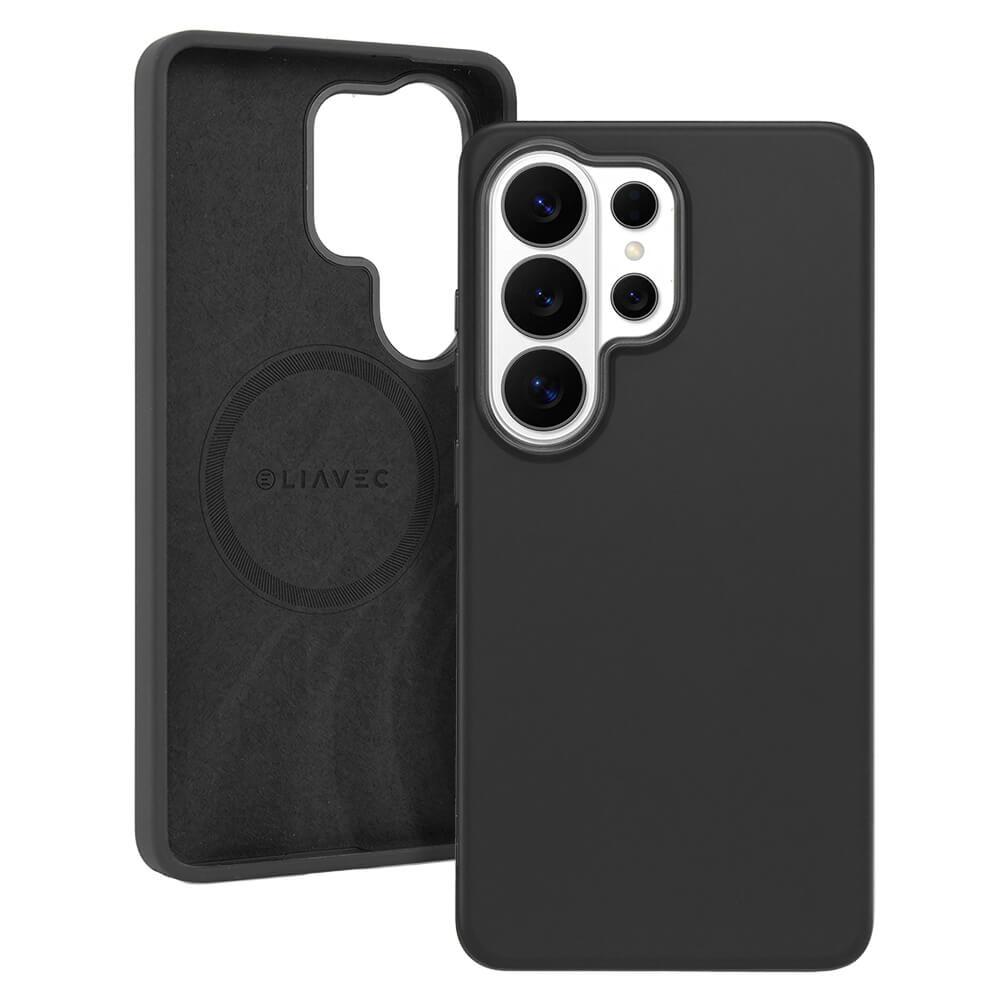 Силиконов (TPU) калъф с MagSafe за Samsung Galaxy S26 Ultra - Liavec Silk Shield Case with Metal Camera Frame (черен) | JAR Computers Силиконов (TPU) калъф с MagSafe за Samsung Galaxy S26 Ultra - Liavec Silk Shield Case with Metal Camera Frame (черен)
