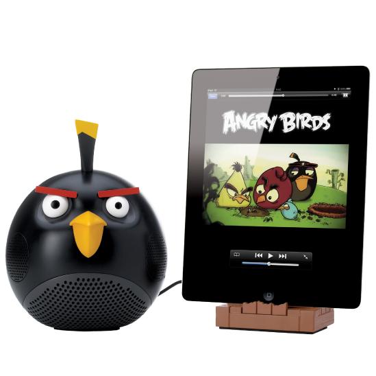 Спийкър за iPod, iPad и iPhone - Gear4 Angry Birds speaker black bird (черен) | JAR Computers Спийкър за iPod, iPad и iPhone - Gear4 Angry Birds speaker black bird (черен)