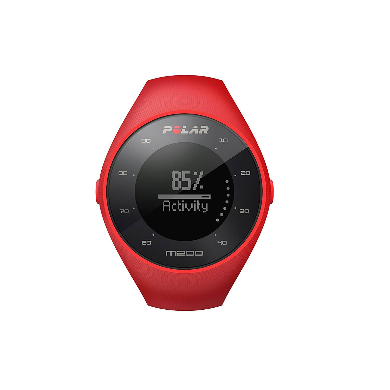 Водоустойчив часовник за бягане с GPS и Heart Rate сензор - Polar M200 (червен) | JAR Computers Водоустойчив часовник за бягане с GPS и Heart Rate сензор - Polar M200 (червен)