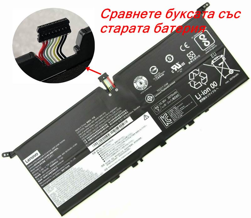 Батерия ОРИГИНАЛНА Lenovo IdeaPad 730S YOGA S730-13IWL L17C4PE1