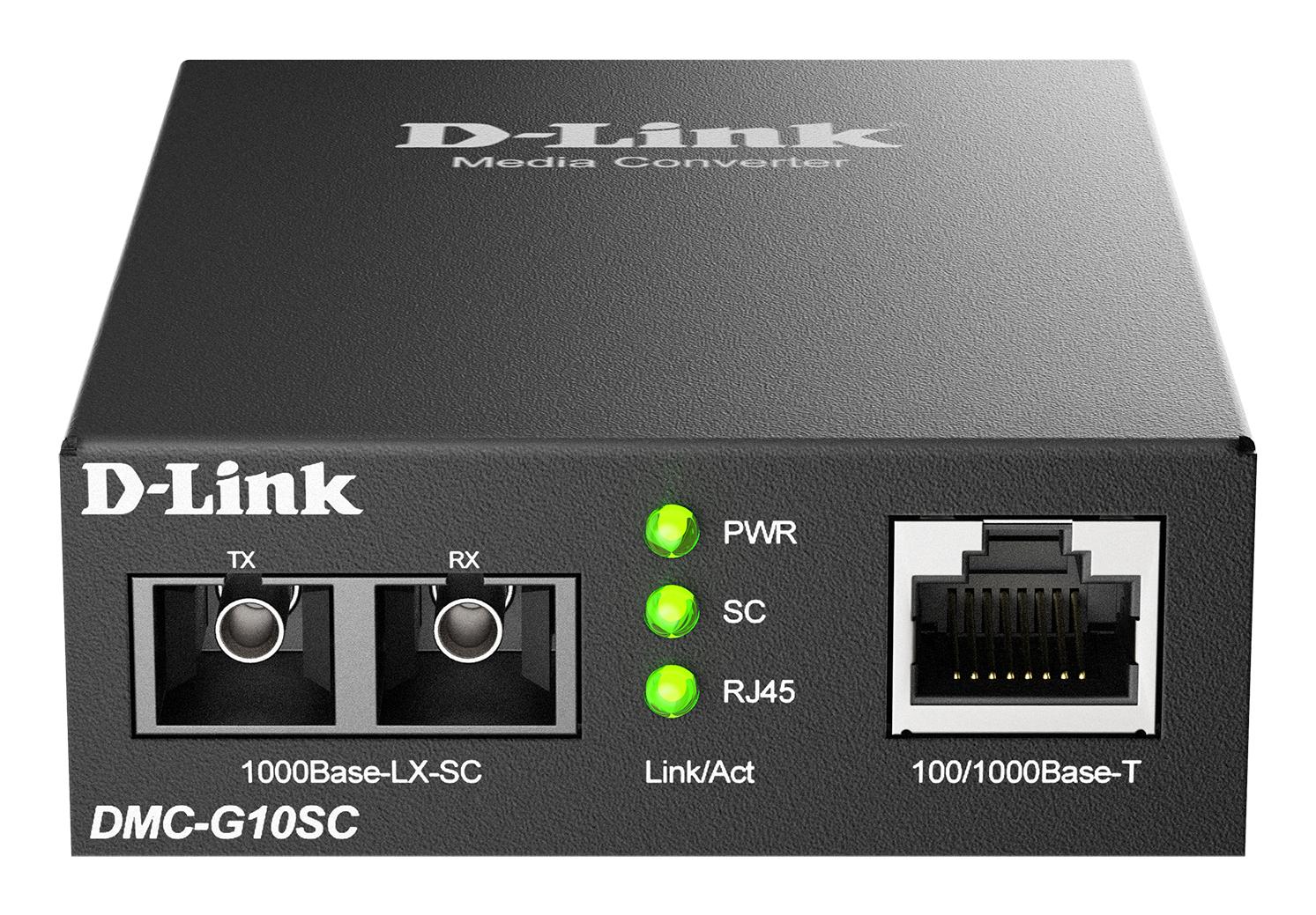 D-Link DMC-G10SC/E мрежов медиен конвертор 1000 Мбит/с Единичен режим | JAR Computers D-Link DMC-G10SC/E мрежов медиен конвертор 1000 Мбит/с Единичен режим