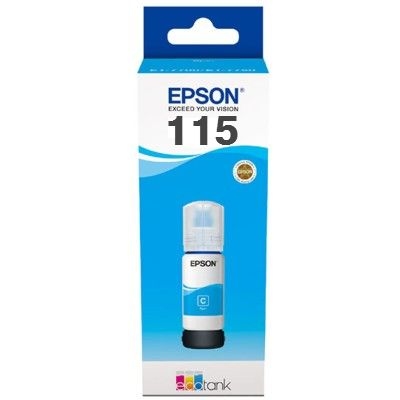 Epson 115 EcoTank Оригинално мастило (циан) | JAR Computers Epson 115 EcoTank Оригинално мастило (циан)