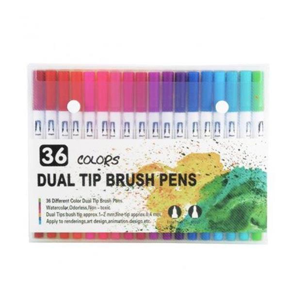 Foska Маркер-четка Brush Pen, 36 цвята | JAR Computers Foska Маркер-четка Brush Pen, 36 цвята