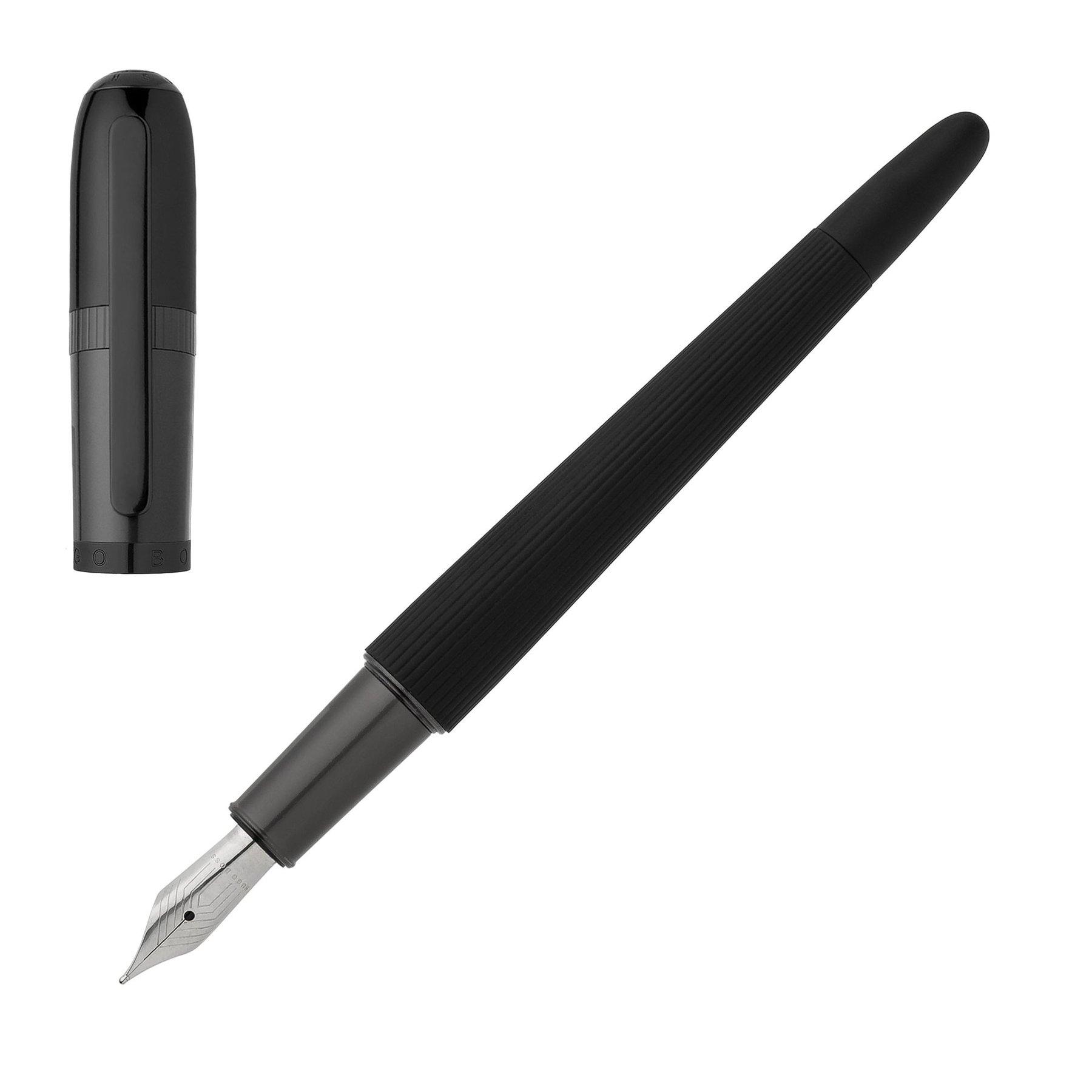 Hugo Boss Писалка Contour, в кутия, черна | JAR Computers Hugo Boss Писалка Contour, в кутия, черна