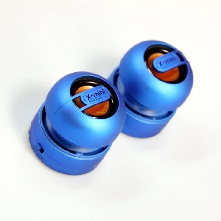 Компактен качествен спийкър за мобилни устройства - XMI X-mini XAM15 MAX Capsule Stereo Speaker (син) | JAR Computers Компактен качествен спийкър за мобилни устройства - XMI X-mini XAM15 MAX Capsule Stereo Speaker (син)