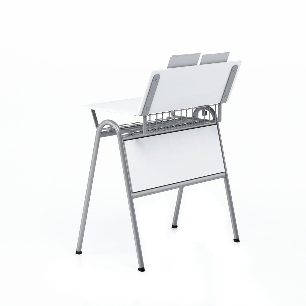 Маса по музика RFG Letme, над VII клас, 700 х 500 х 750 mm, сив плот, сив метал | JAR Computers Маса по музика RFG Letme, над VII клас, 700 х 500 х 750 mm, сив плот, сив метал