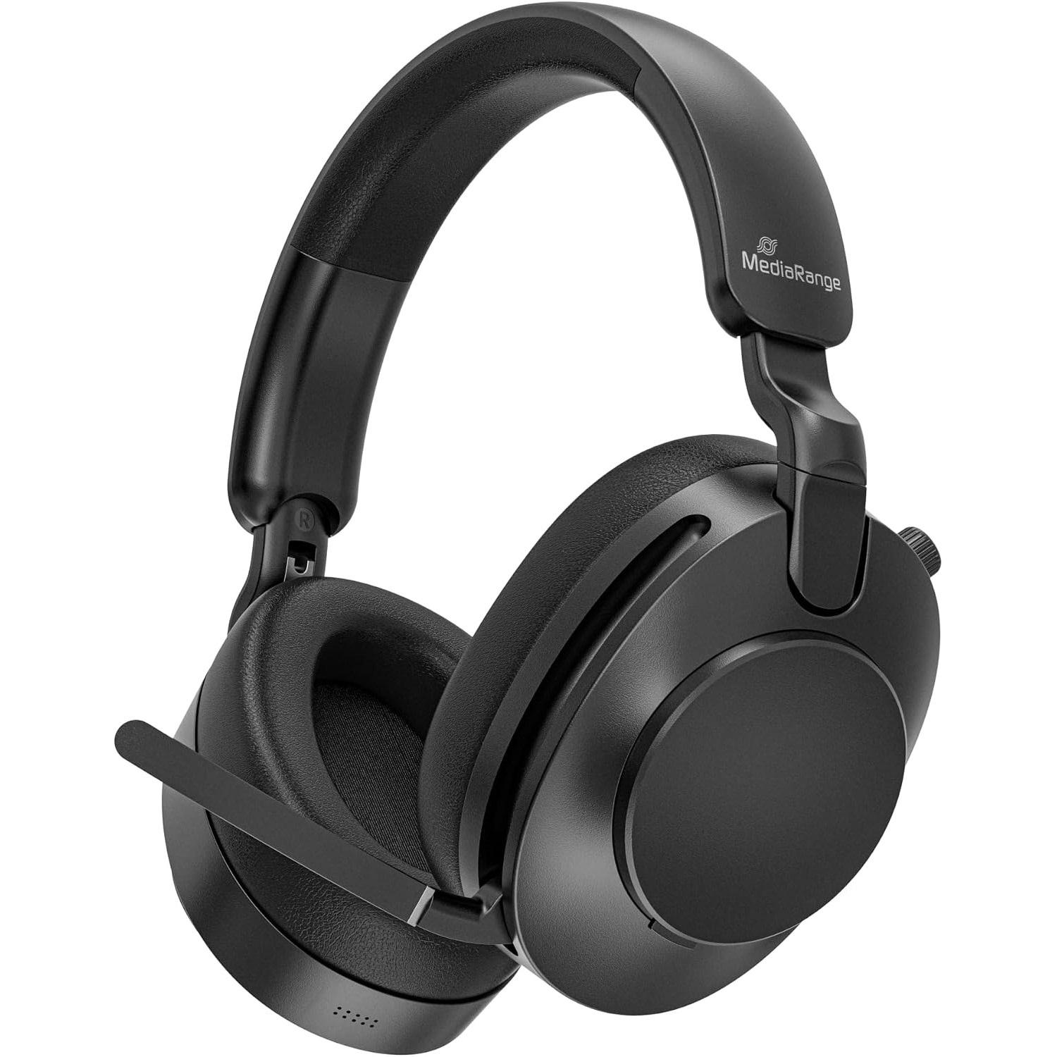 Mediarange Wireless Over-Ear Hybrid ANC Headphones (MROS308)