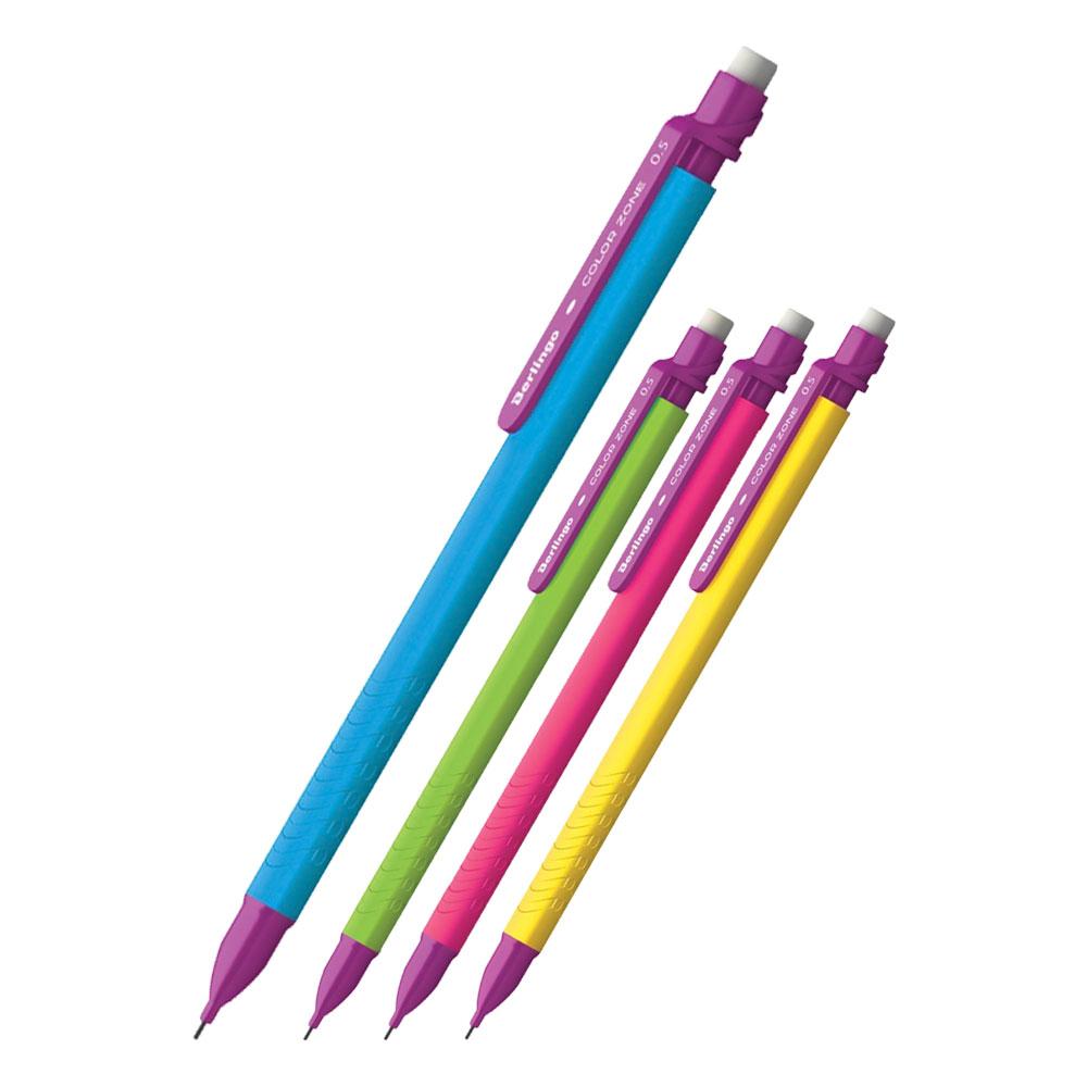 Авт. молив Berlingo Fuze 0.5мм aсорти | JAR Computers Авт. молив Berlingo Fuze 0.5мм aсорти