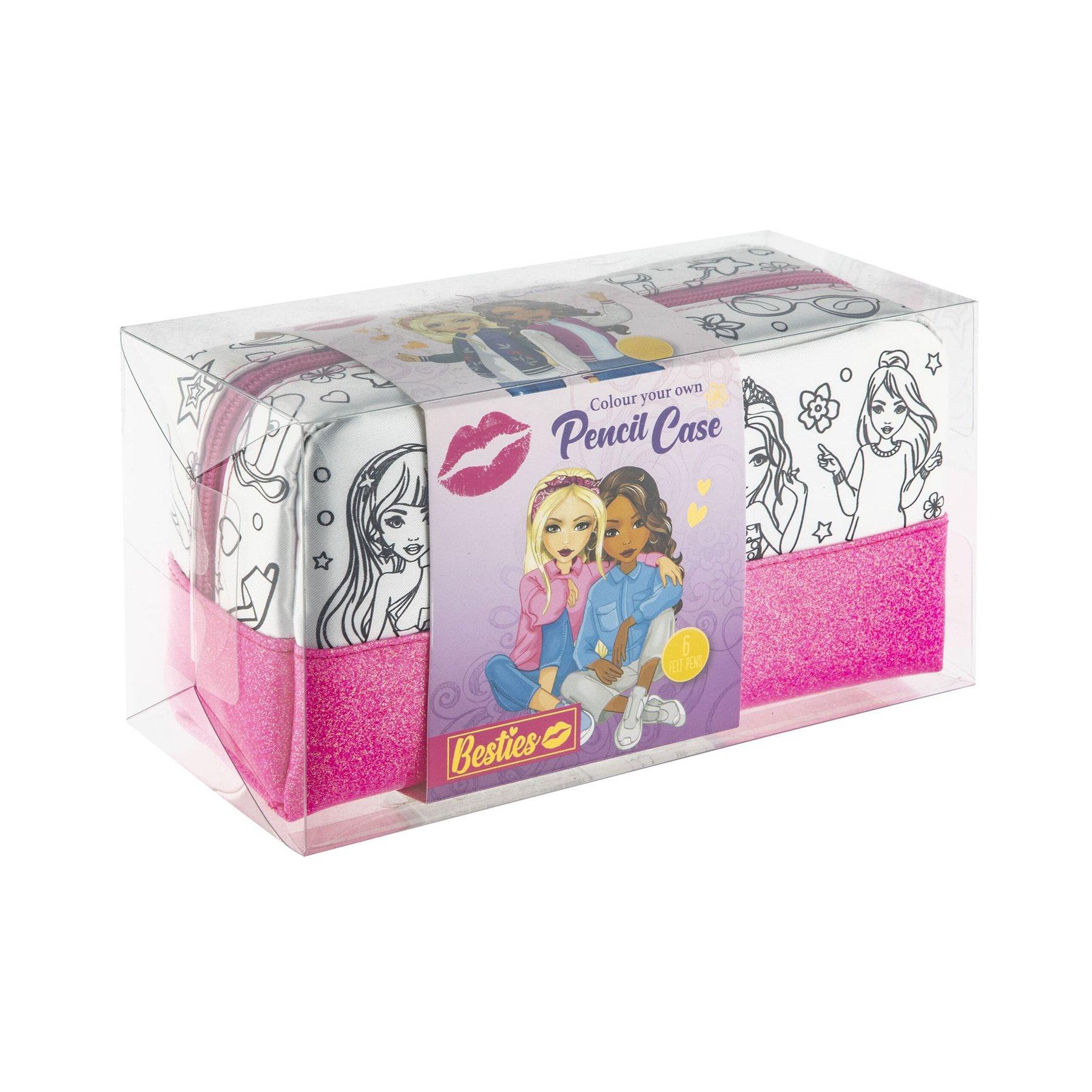 Moxy Несесер за оцветяване Besties, с 6 флумастера | JAR Computers Moxy Несесер за оцветяване Besties, с 6 флумастера