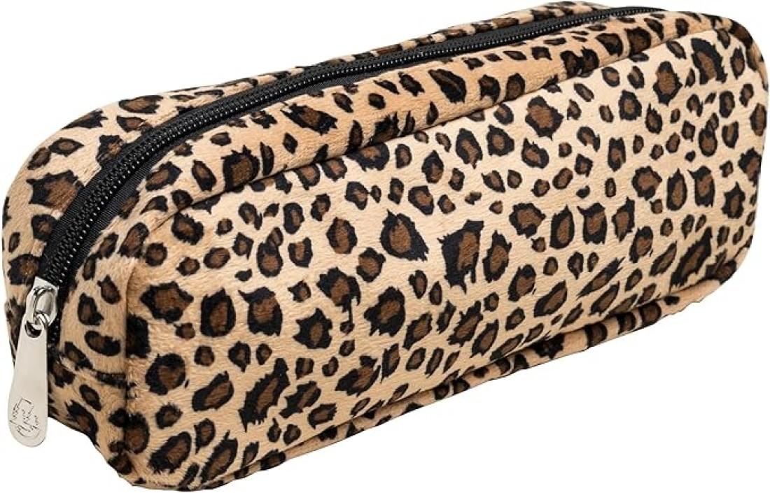 Несесер EXACOMPTA Leopard, с цип, 22х6х8 см, мека изкуствена кожа с леопардов принт | JAR Computers Несесер EXACOMPTA Leopard, с цип, 22х6х8 см, мека изкуствена кожа с леопардов принт
