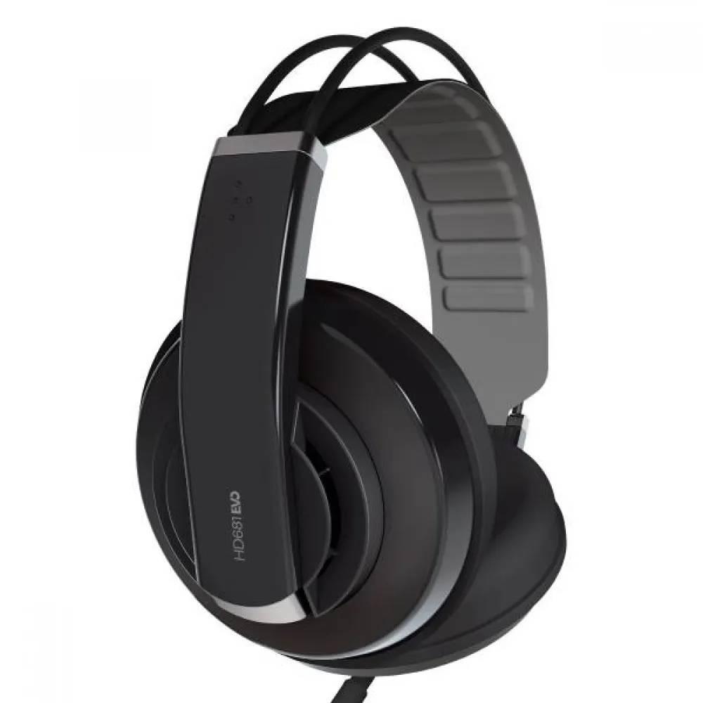 Superlux HD 681 EVO Deluxe Hi-Fi слушалки, черни | JAR Computers Superlux HD 681 EVO Deluxe Hi-Fi слушалки, черни