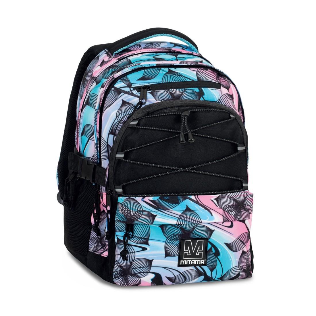 Ученическа раница MITAMA #BDBF Flower Breeze, за момиче, 4 отделения, USB Port | JAR Computers Ученическа раница MITAMA #BDBF Flower Breeze, за момиче, 4 отделения, USB Port