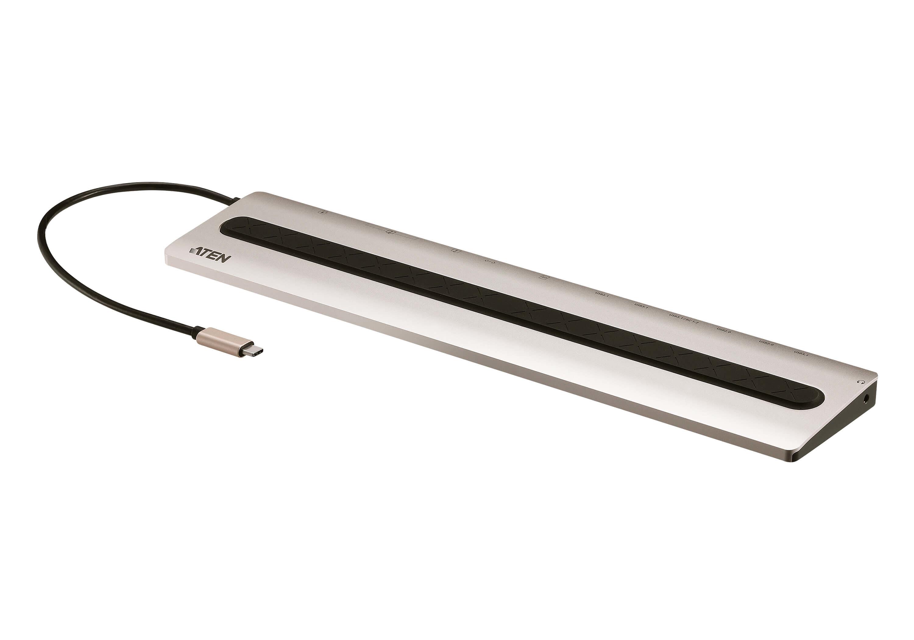 ATEN UH3237-AT докинг станция Жичен USB 3.2 Gen 1 (3.1 Gen 1) Type-C Черен, Сив | JAR Computers ATEN UH3237-AT докинг станция Жичен USB 3.2 Gen 1 (3.1 Gen 1) Type-C Черен, Сив
