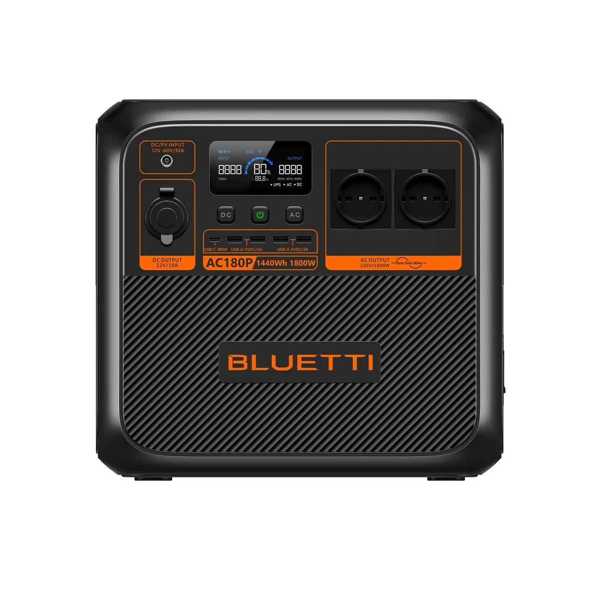 Bluetti Преносима електростанция Portable Power Station AC180P - Premium 150 | JAR Computers Bluetti Преносима електростанция Portable Power Station AC180P - Premium 150
