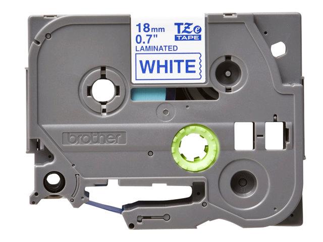 BROTHER P-Touch TZE-243 blue on white 18mm